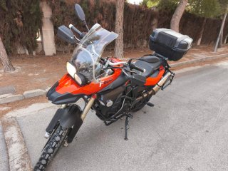 BMW GS 800 Naranja y Negra