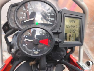 BMW GS 800 Naranja y Negra