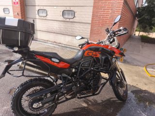 BMW GS 800 Naranja y Negra