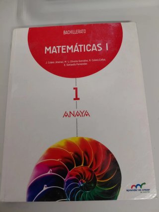 Libro Matemáticas 1° Bachillerato