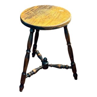 Taburete rústico francés Circa 1.900.