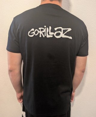 CAMISETA NEGRA - GORILLAZ - TALLA XL y más