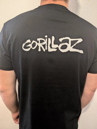 CAMISETA NEGRA - GORILLAZ - TALLA XL y más