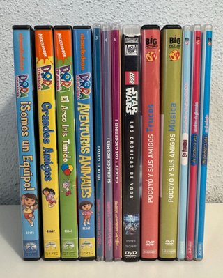 Lote DVD Series Infantiles Dora y Más