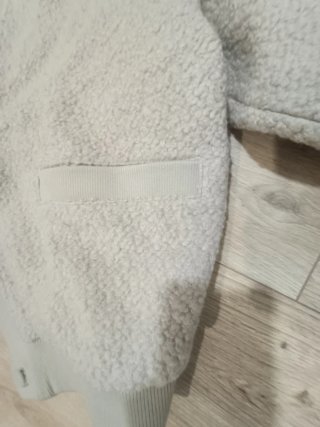 Chaqueta Zara borreguillo forrada beige hombre
