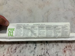 Barandilla de Cama Prenatal Blanca