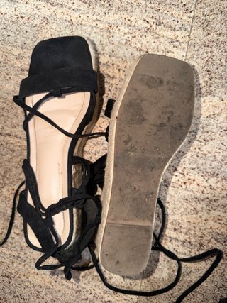 Sandalias de verano negras