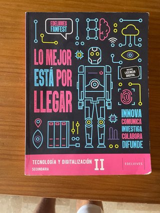 Libro Tecnologia/Digitalizacion 3 ESO Edelvives