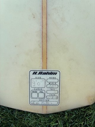 Tabla Surf Longboard 9'0 H.Rahim