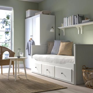 Diván Blanco Ikea Hemnes Madera Lacada