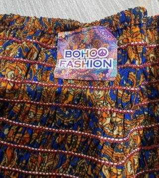 Minigonna vintage fantasia paisley