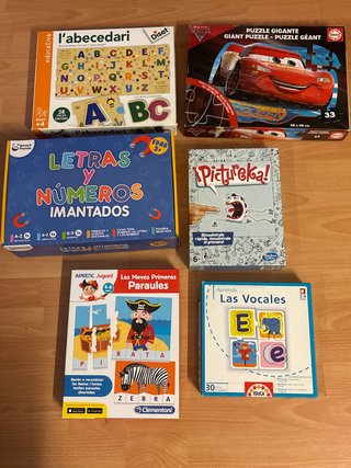 Lote Puzzles y Letras Educativas Infantil
