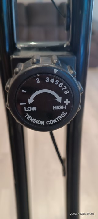 Bicicleta Estática Plegable Morada