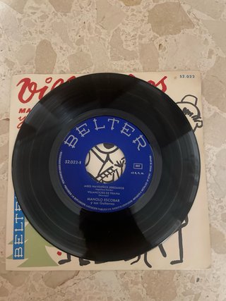 Vinilo 45rpm Villancicos Manolo Escobar