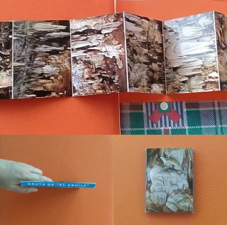 5 Tiras Postales Antiguas Desplegables Acordeón