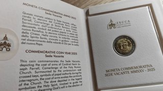 2 euros Vaticano 2025 y 2024