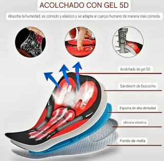 XL ÚLTIMO Culote Ciclismo Lycra GRAN Badana