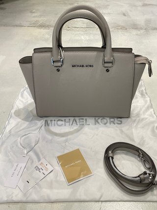 Bolso Michael Kors Beige/Gris