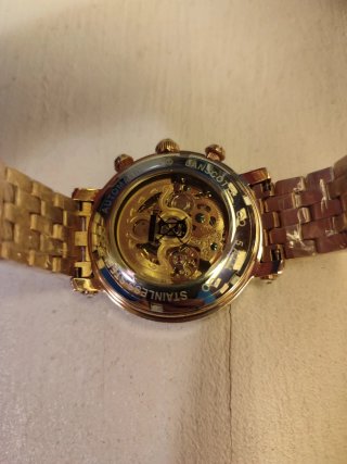Reloj Lanscotte NUEVO Automático dorado