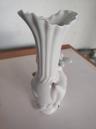 Jarrón Vintage Porcelana Corzo Flores