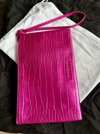 Cartera Bimba y Lola Rosa Cocodrilo