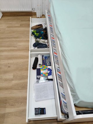 Cama nido Ikea SLAKT con cajones