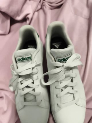 Zapatillas Adidas niña detalle verde