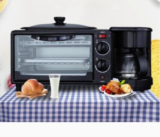 Horno Tostador,sartén y Cafetera 3 en 1