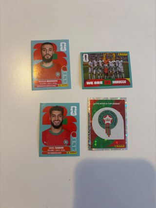 Lote cromos Mundial Panini Marruecos
