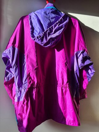Chubasquero Vintage Jeantex Color-Block Talla L
