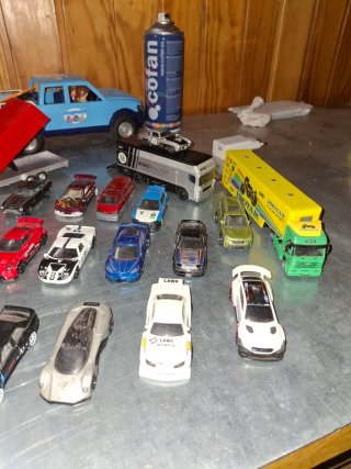 Lote coches Hot Wheels, camiones y rally