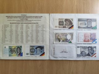 Álbum Mundi Billetes Vintage - 80 Modelos