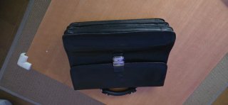 Cartera de piel para documentos