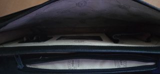 Cartera de piel para documentos