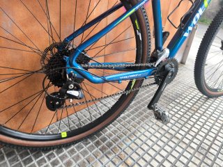 Bicicleta de Montaña Wolfbike Azul.