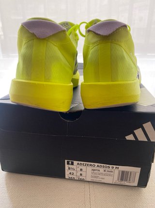 Zapatillas Adidas Adizero Adios 9 Amarillo/Negro