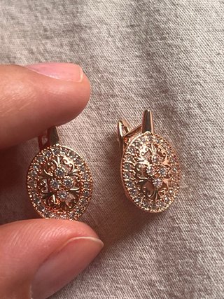 Parure oro laminato collana,orecchini e anello oro