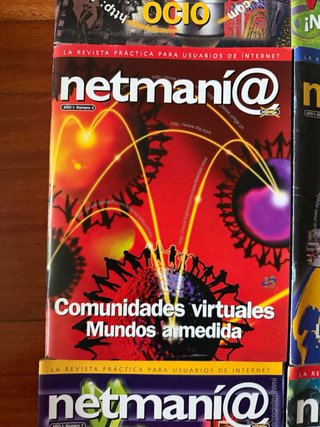 Lote 9 revistas Netmaní@ — Internet — años 90