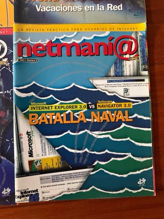 Lote 9 revistas Netmaní@ — Internet — años 90