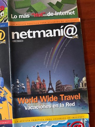 Lote 9 revistas Netmaní@ — Internet — años 90