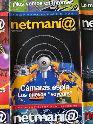 Lote 9 revistas Netmaní@ — Internet — años 90