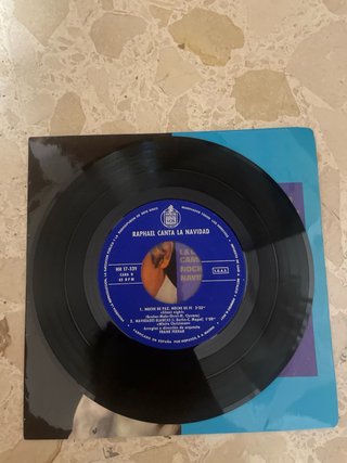 Vinilo 45 RPM Raphael Canta la Navidad