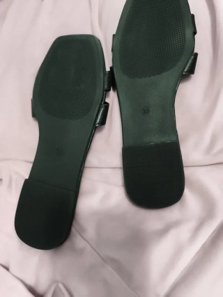 Sandalias negras acolchadas mujer Talla 38