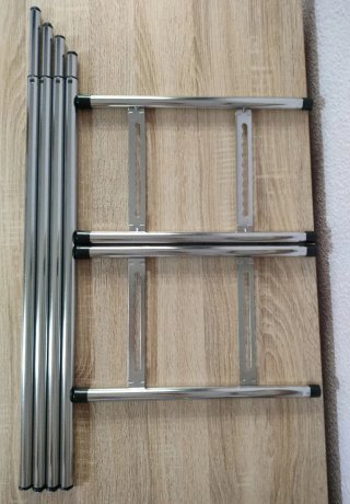 Zapatero Extensible Acero Cromado