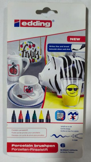 Rotuladores Edding Porcelana Pincel