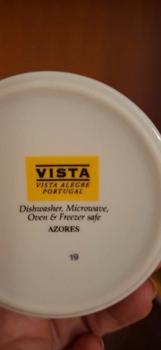 Juego de té Vista Alegre Azores