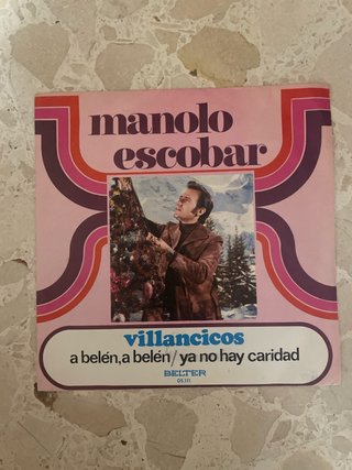Vinilo Manolo Escobar - Villancicos 45rpm