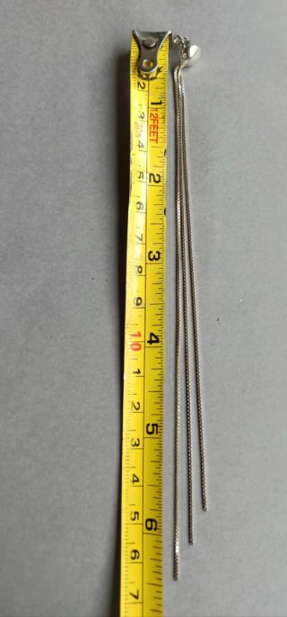 Pendientes Largos Plata
