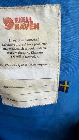 Mochila Fjallraven Kanken Azul