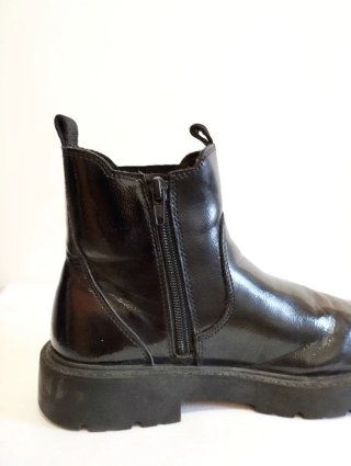 Botines Chelsea Zara Mujer Negros